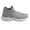 Grey, variant on NOKIO Mens Walking Shoes Breathable Knit S𝗅ip On Sneakers Lightweight Casual Athlet𝗂c Fitness Shoes Comfortable Casual Running Shoes Fashion High Top Sport Sock Shoes for Back to College