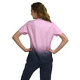thumbnail image 3 of Women's Medical Nursing Ombre Scrub Uniform Print Top GT Performance-Light Pink/Gray-Large, 3 of 5