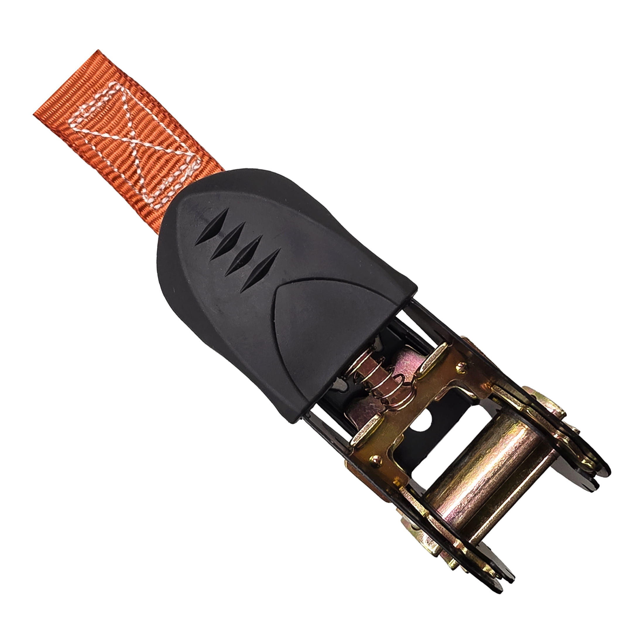 Ozark Trail 10-Ft Ratchet Tie Down Straps, 2-Pack, 400 lb WLL, Brick Orange