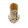 thumbnail image 1 of QualitChoice Stay Warm And Adjustable Scarf Hat For Winter Cycling Breathability And Comfort. Very khaki, 1 of 6
