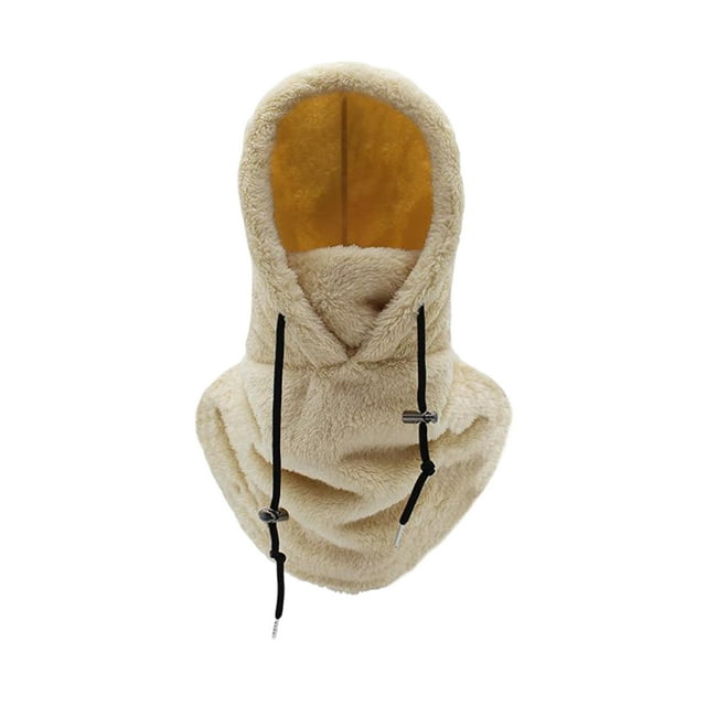 QualitChoice Stay Warm And Adjustable Scarf Hat For Winter Cycling Breathability And Comfort. Very khaki
