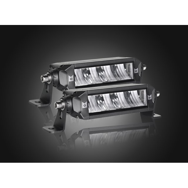 ARC Lighting Light Bar 61012 Xtreme Series; LED; 1.6 Inch x 6.1 Inch x 2.3 Inch Rectangular; White LP Modular And Amber CREE Bulb; Fog Beam And Strobe Beam; 1400 Lumens Per Light; Clear Lens