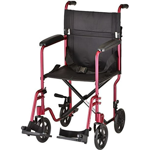 Lightweight Transport Chair Nova Aluminum Frame 300 lbs Weight Capacity (1 Each)