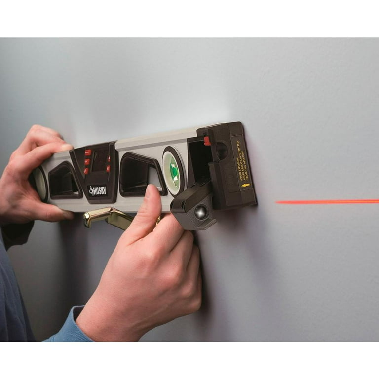 Husky Digital Laser Level 24 in. Line Generator Measure Layout Tools Hand Tool THD9407