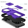 thumbnail image 4 of Case for iPhone 16 Pro Max 6.9" with Invisible Fold Holder Stand, MagSafe Magnetic Wireless Charging,Sliding camera casing,Shockproof Dropproof Tough Rugged Protective Case Cover,Purple, 4 of 10