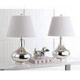 thumbnail image 2 of Safavieh Amy Gourd Glass Lamp in Silver (Set Of 2), 2 of 5
