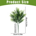 thumbnail image 6 of Artificial Green Plant Potted Faux Plant 18 Inch, No Maintenance Indoor Decor for Home Office, White Elephant Gifts for Adults, 6 of 6