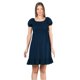 thumbnail image 4 of Vestido Maternidad Mujer Algodón Fresco Cómodo Vestido Embarazo Primavera Casual Amplio Color Azul Marino, 4 of 4