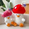 thumbnail image 6 of vnanda Soft Plush Pillow Plush Soft Mushroom Chick Stuffed Animal Bright Colors Companion Plush Toy for Kids Adults Gift, 6 of 8