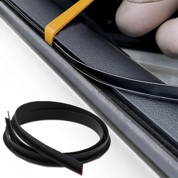 Car Window Seal Strip with Adhesive Backing V-Shape Window Weather Stripping Seal Car Rubber Edge Trim Seal Strip Gasket