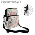 thumbnail image 5 of FUIALDOLG Crossbody Purse for Work, with Zipper Double Deck Crossbody Bag for Women Cactus Flower Crossbody Bags, 5 of 7