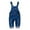 Blue, variant on Baby Boy Romper Toddler Kids Thin Breathable Solid Shortalls Soft Comfort Casual Denim Overalls with Adjustable Straps Toddler Romper Blue 6 Months-12 Months