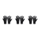 thumbnail image 4 of Guantes Antideslizantes Yuarrent para Motocicleta Ciclismo Negro M, 4 of 6