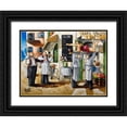 thumbnail image 1 of West, Ronald 24x19 Black Ornate Wood Framed with Double Matting Museum Art Print Titled - Getting Ready, 1 of 4