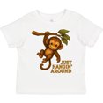 thumbnail image 3 of Inktastic Cute Monkey Just Hangin' Around Illustration Boys or Girls Toddler T-Shirt, 3 of 5
