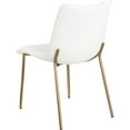 thumbnail image 5 of Meridian Furniture Isla Off White Vegan Leather Dining Chair (Set of 2), 5 of 8