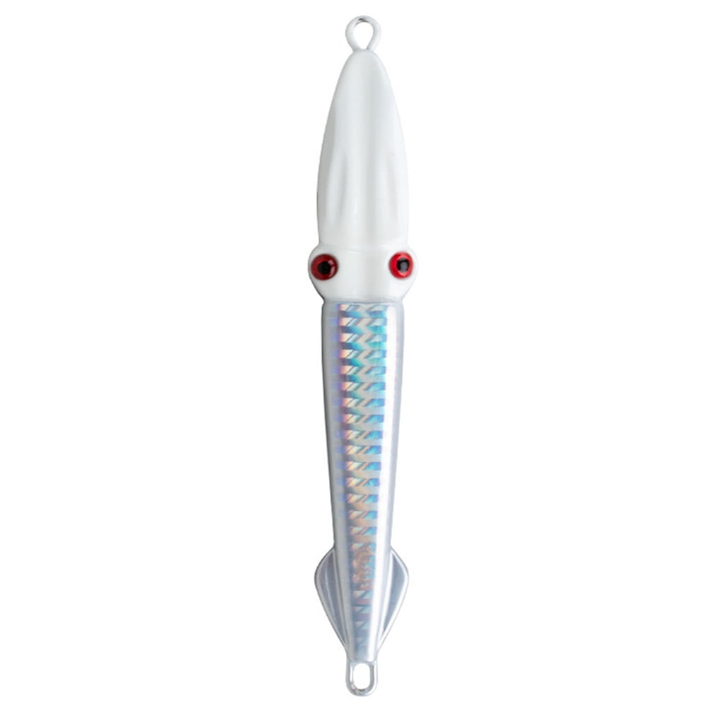 Jig Bait, 10 Piezas 7,5 Cm Ojos 3D Cebo Suave Características