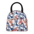 thumbnail image 2 of Logiee Red Lobster Print Lunch Bag for Women & Men,Adult Insulated Lunch Box,Food Lunch Containers,Reusable High Capacity Lunch Tote Bags for Work, Travel, Outdoor, 2 of 8