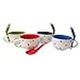 thumbnail image 3 of 8 Piece Ceramic Deluxe 16 oz. Soup Mug Set - Dots, 3 of 3