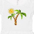thumbnail image 3 of Inktastic Palm Trees with Cute Smiling Sun Girls Baby Dress, 3 of 4