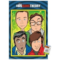The Big Bang Theory - Geeks Wall Poster with Push Pins, 22.375" x 34"