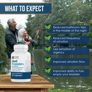 Ideal Prostate Plus Ultra Support Supplement Powerful Prostate Supplement for Men Natural Prostate Relief with Saw Palmetto, Beta Sitosterol, Lycopene, Zinc, Horsetail & Vitamin D3 60 Capsules