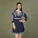 thumbnail image 1 of 990-29 Vestido Para Dama Mujer En Color Azul Marino Elaborado De Viscosa. Cklass 990-29, 1 of 2