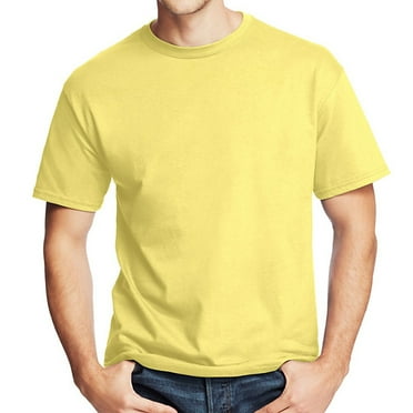 Hanes - Essential-T T-Shirt - 5280, Yellow, S, Pack Of 5, Hanes Mens T-Shirts