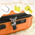 thumbnail image 3 of Uxcell Padlock with Keys, (Yellow) (1 Pcs), Zinc Alloy Shackle Waterproof Rustproof Keyed Locks with Brass Lock Cylinder, Suit for - Storage Unit/Luggage/Garages/Fence/Gym Locker, 3 of 7