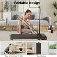 thumbnail image 3 of Tomile Walking Pad Treadmill for Home, 3.0HP Quiet Folding Walk Pad with Handle, 300lbs Capacity with Remote, 3 of 9