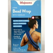 Walgreens Long Bead Wrap with Handles for Heat Therapy