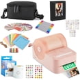 thumbnail image 1 of HP Sprocket Panorama Instant Portable Color Label & Photo Printer (Pink) Gift Bundle with case, Zink roll, Photo Album, Markers, Stickers and Frames, 1 of 3