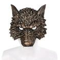 thumbnail image 3 of Máscara de Halloween Hombre Media máscara Miedo Horror Animal Máscara jinwen cubierta de la cara de cosplay, 3 of 4