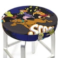 thumbnail image 3 of Lsque Scooby-Doo Round Bar chair cushion covers Velvet Fabric Premium Comfort Protects from Scratches and Stains for 14-17 Inch Chair- 14 inch, 3 of 7