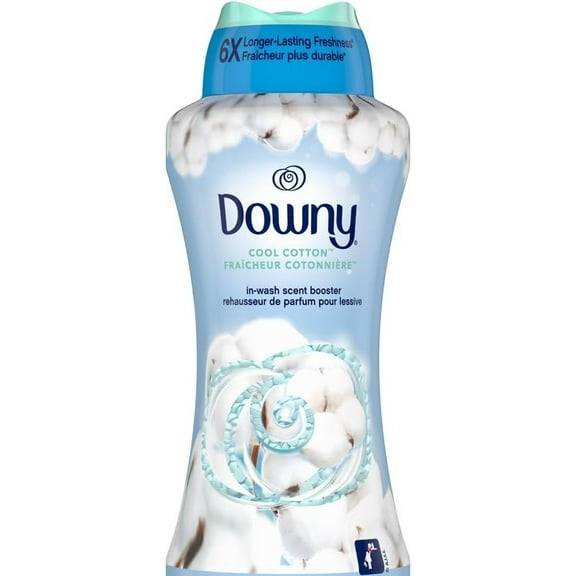 Downy In-Wash Laundry Scent Booster Beads, Cool Cotton Scent, 39.9 oz
