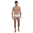 thumbnail image 3 of Götzburg Calzoncillos para Hombre, Paquete de 5 - Camiseta individual, Juego de ropa interior, Algodón elástico Blanco XL (X-Large), 3 of 3