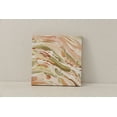 thumbnail image 2 of Canvas 12"x12"x1", Peach Swirls Abstract, The Art Studio, 2 of 4