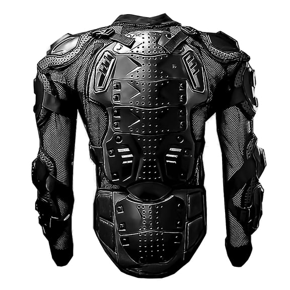WOW MOTORCYCLE MOTOCROSS BIKE GUARD PROTECTOR ADULT BODY ARMOR A1 BLACK