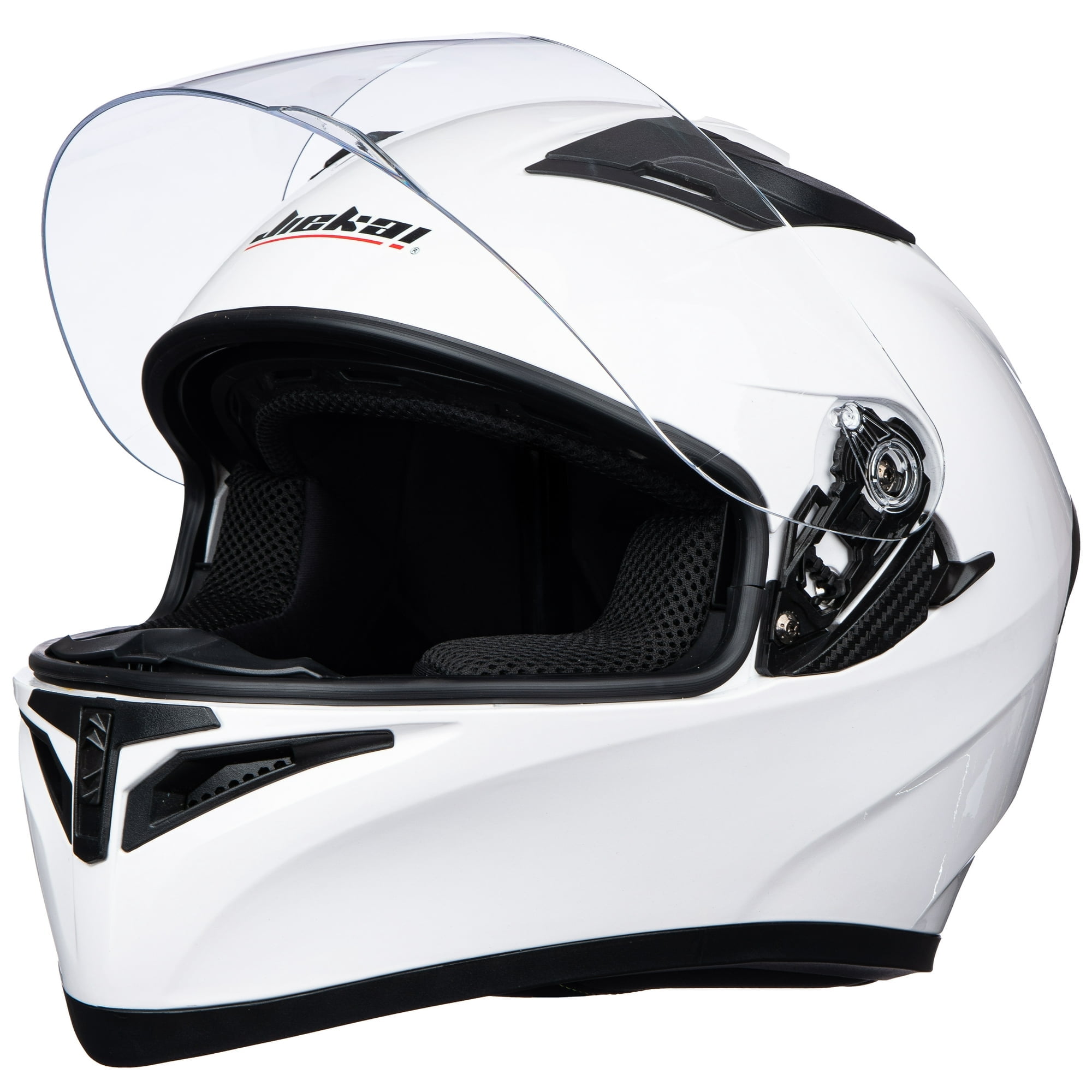 JIEKAI Motorcycle Full Face Helmet DOT Approved Dual Visor Modular