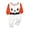 Baby, variant on Halloween Pajamas, Halloween Matching Family Pajamas White Ornament Pumpkin Print Long Sleeve Two Piece Pj Set Festive Sleepwear Nightwear Loungewear Holiday Photos