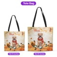 thumbnail image 5 of Happy Thanksgiving Chinese Shar-Pei with Turkey Pumpkins Autumn Vibes All Over Print 3D Canvas Tote Bag Dog Lover Reusable Handbag - 12018, 5 of 5