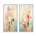 thumbnail image 2 of Designart "Pastel Gold Circles Vintage Elegance III" Modern Geometric Framed Wall Art Set Of 2 - Modern Gold Framed Wall Art Set Of 2, 2 of 6