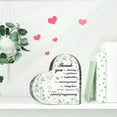 thumbnail image 4 of Thank You Gifts, Appreciation Gifts for Friends Coworkers, Thank You Sign Acrylic Heart, Thank You for Listening Guidance Inspiration Sign Plaque Eucalyptus Desk Decor, 4 of 6