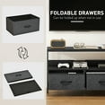 thumbnail image 4 of HOMCOM Meuble Télé, Table Télé avec Rangement pour Téléviseur de 47 Pouces, Noir, 4 of 10