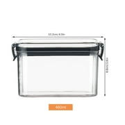 My Order! Airtight Glass Canister Set, Clear Glass Food Storage Containers with Airtight Bamboo Lid Stackable Kitchen Canisters for Canning, Sugar, Flour, Pasta, Candy, Cereal, Coffee Clearance