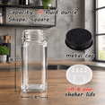 66 Pack Glass Spice Jars with Labels, 4oz Food Storage Containers ...