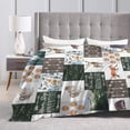 thumbnail image 4 of Forest Animal Blanket Gifts For Kids Adults - Lightweight Throw Blanket For Bedroom Living Room Decor Soft Fuzzy Fleece Cozy Plush Bed Couch 60"X50", 4 of 7
