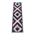thumbnail image 2 of Masada Rugs Area Rug Southwest  Distressed Design 1106 Red Grey White Black (2 Feet X 7 Feet 3 Inch) Runner, 2 of 6