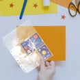 thumbnail image 2 of LOVEVER10 Sheets Gift Card Bags Sleeves Game Cards Pages Football Trading Binder Holder Nine Palaces Book High Capacity Pp Pvc, 2 of 6