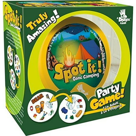 Spot It! Gone Camping Card Game, The sturdy little game tin is easy to take along on all your adventures and guarantees instant fun! By (Best Card Games For Camping)